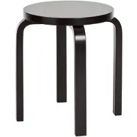 Artek Stool E60 Tabouret Black | Black