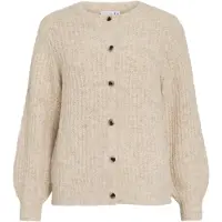 Vila Gebreid vest 'VILampe' cappuccino