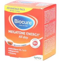 Biocure Megatone Energy Long Action 8h | Vitaliteit & Energie 90 St Tabletten