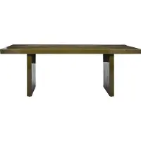 House Doctor Brick Eettafel 90x200 Cm Groen - Eettafels & bartafels Ijzer Green - 900000112