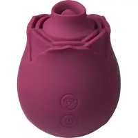 Creative Conceptions Skins Rose Buddies - The Rose Flutterz Vibrator - Wijnrood