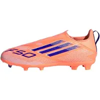 Adidas Sportschoen 'F50 League' blauw / koraal / lichtoranje / offwhite