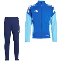 Adidas Tiro 25 Competition Trainingspak Full-Zip Kids Blauw Lichtblauw Donkerblauw