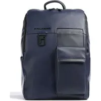 Piquadro Blauw Leren Rugzak
