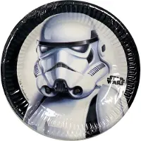 Decorata Party Start Wars Trooper - Borden - 19.5 cm - 8 stuks