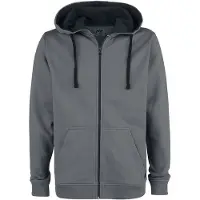 Black premium by emp Vest met capuchon - Mask Of Sanity - XS tot 5XL - voor Mannen - grijs - Maat S