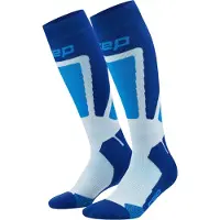Cep Ski Thermo Socks Tall 4.0, skisokken, heren, blauw