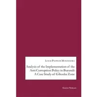 Galda Verlag Analysis of the implementation of the anti corruption policy