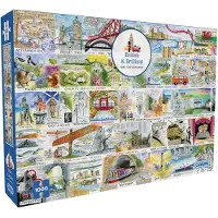 Gibsons Val Goldfinch - British & Briljant Puzzel (1000 stukjes)