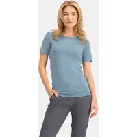 Nomad Pure Merino Thermoshirt Dames | Lichtblauw | XXL | Korte Mouw | Thermo Shirt 100% Merinowol