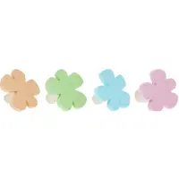 Home & Styling Kapstokken Bloemen - Set van 4 stuks - Multi
