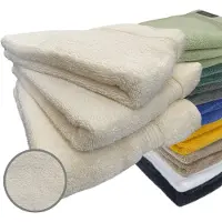 ISleep Terry Handdoek - 3 Stuks - 60x110 cm - Licht Beige