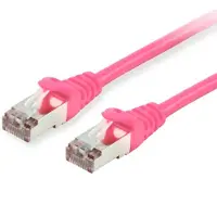Equip 605585 Patchkabel Cat6 S/FTP 2xRJ45 7.50m pink LSZH Polybeutel