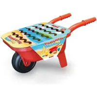 DOLU Strandset Kruiwagen Met Accessoires Rood/geel 7-delig