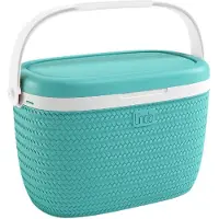 Van Der Meulen Koelbox 18L Turquoise/Wit
