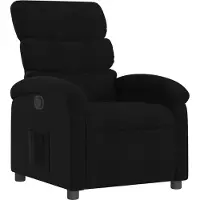 vidaXL Relaxfauteuil Zwarte Stof