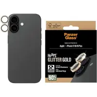 PanzerGlass Hoops Optic Rings Camera Protector voor de Apple iPhone 17 - Glitter Goud