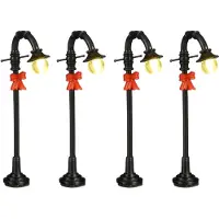 Luville Lantaarnpaal | 2x AA | 3,5 x 2 x 9,5 cm | 4 stuks