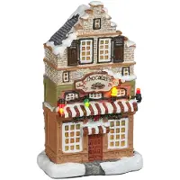 Luville Facade chocolate battery operated l7,5xb4,5xh12,5 cm