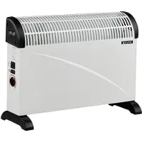 Noveen Convector heater CH-5000 met Turbo Fan - elektrische convector verwarming / kachel - staand of hangend - maximaal 2000W - wit