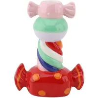 House Vitamin Candle holder stapled toffee candy- multi colour-13x7x20cm