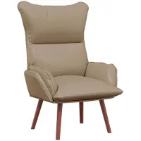 vidaXL Fauteuil Cappuccino 69 x 74 x 93 cm Kunstleer