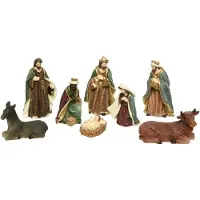 Kaemingk Kerststalset poly 8 figuren mlt 8st