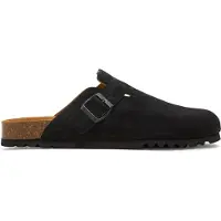 Scholl Klomp Men Olivier New Suede Sa Mens Black-Schoenmaat 41