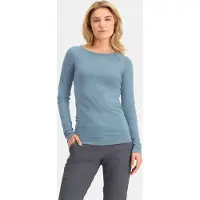 Nomad Pure Merino Longsleeve Dames | Lichtblauw | M | Lange Mouw Thermoshirt | 100% Merinowol