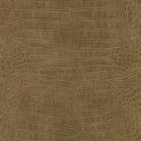 Rasch Behang 751314 - vliesbehang met krokodil lederlook in bruin uit de collectie African Queen