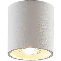 LINDBY Plafondlamp , Parvin, dimbare, Wit, Woonkamer, Metaal, Modern