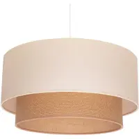 Duolla Hanglampe , Boho, dimbare, Beige, Woonkamer, Stof, Landhuis / Rustiek