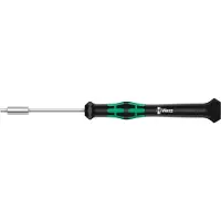 Wera 2069 Dopschroevendraaier Elektronica en fijnmechanica Sleutelbreedte (metrisch): 4.8 mm Sleutelbreedte (inch): 3/16 inch Koplengte: 60 mm