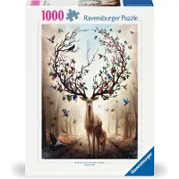 Ravensburger Fantasy Deer 1000 stukjes legpuzzel voor volwassenen | Unieke stukjes | Anti-reflectie oppervlak | FSC-gecertificeerd milieuvriendel