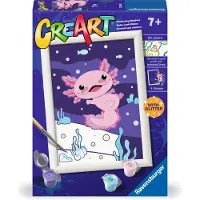 Ravensburger - CreArt - Axolotl - Schilderen op Nummer voor Kinderen