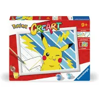 Ravensburger Creart schilderen op nummer Pokémon Pikachu bliksem
