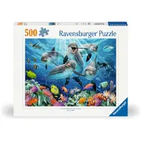 Ravensburger Dolfijnen in het Koraalrif Puzzel (500 stukjes)