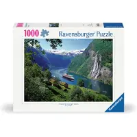 Ravensburger puzzel landschap Noors Fjord - 1000 stukjes legpuzzel.