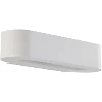 LINDBY Wandlamp Fioni, dimbaar, wit / opaal, Woon-/ Eetkamer, Gips / Klei, Modern, wandlamp