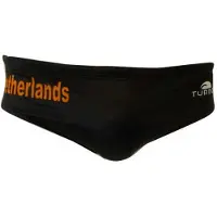 Turbo Holland Swimming Brief Zwart 9-10 Years Jongen