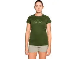 Trangoworld Salur T-shirt Met Korte Mouwen Groen XL Vrouw