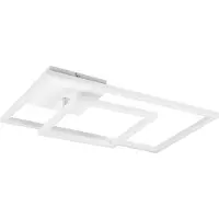 TRIO Plafonnière Padella 63cm wit