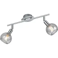 RL Plafondlamp Chroom Brest 2-lichts verstelbaar