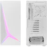 CoolBox PC Gaming GA450 Star Light, Tower, Computer, Wit, ATX, Micro ATX, Mini-ITX, ABS (acrylonitril-butadieen-styreen), SPCC, Geschikt voor gaming