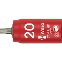 Wera 8767 A VDE HF 05005922001 Torx Dopsleutelinzetstuk Houderfunctie T 20 1/4