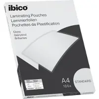 Esselte Basics A4 Lamineerhoezen, Glanzend - 125 micron - 100 Stuks - Glashelder