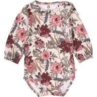 Müsli Rompertje/body beige / kaki / rosa