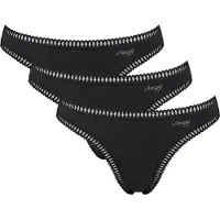 Sloggi String 'Go Crush' donkergrijs / zwart