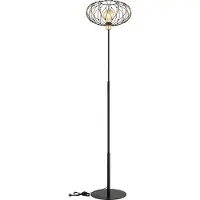 Globo - tafellamp - GREYS - zwart - metaal - Ø 40cm - E27 - 15966S