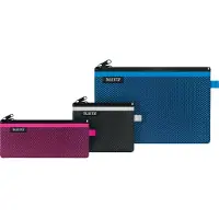 Leitz 4013 WOW Mesh-etui 2 vakken zwart (L)